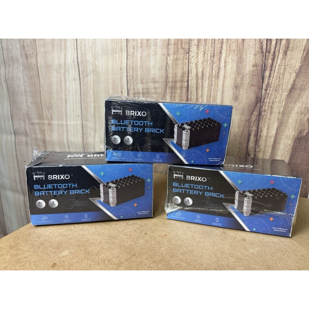 Brixo Bluetooth Battery Brick Set Of 3